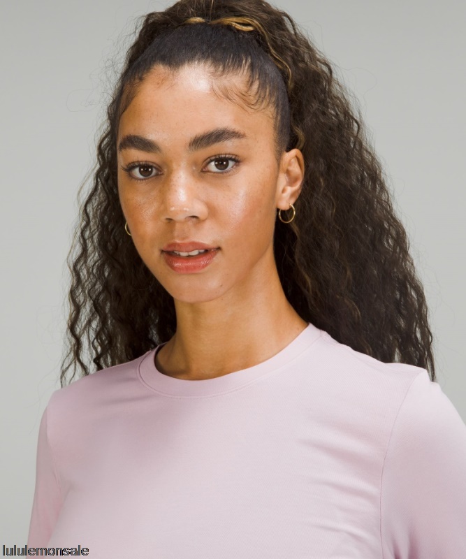 Lululemon Damen DELULU291 | Love Langarmshirt Rosa Pfingstrose